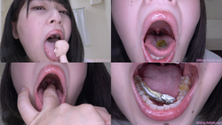 [Oral fetish] Yuri Maina&#39;s maniac oral observation and oral fetish play! [Whole swallow] -