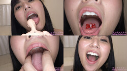[Oral fetish] Arisa Kawasaki&#39;s maniac oral observation and oral fetish play! [Whole swallow]