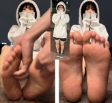 Neat and clean black-haired beauty 22.5cm super weak sole tickling! 3 minutes 28 seconds 