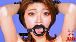 Restrained Pleasure: Split Tongue, Haruno ANDO's Saliva and Gag Play