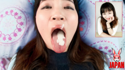 [Amateur girl series] POV! Amateur girl Miho's tongue observation and tongue saliva fetishism